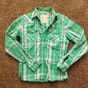 Hollister Plaid Boys Flanel